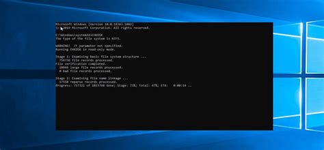 chkdsk windows 10.